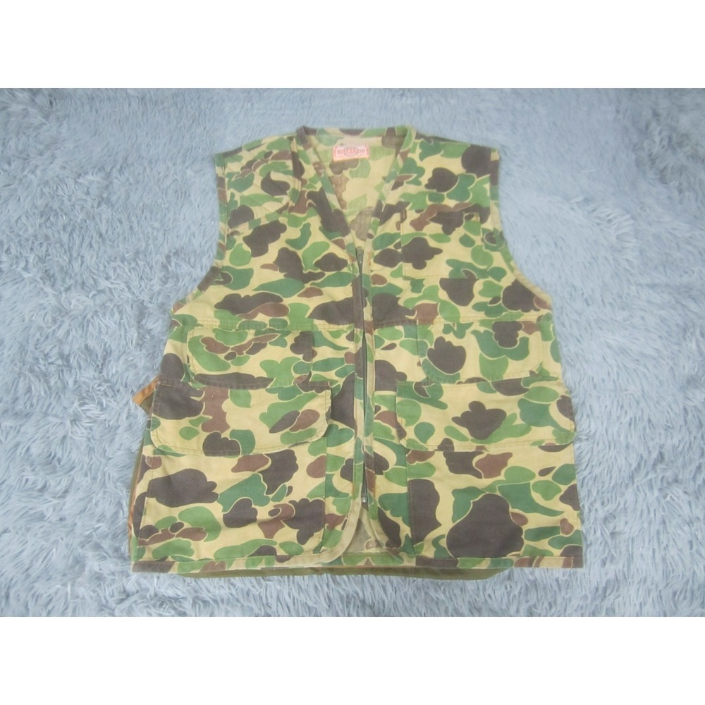 Saftbak Jacket Mens Medium Camouflage Vest Hunting Outdoors Game Pouch
